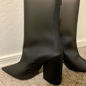 Yeezy Dark Grey Ankle Boots